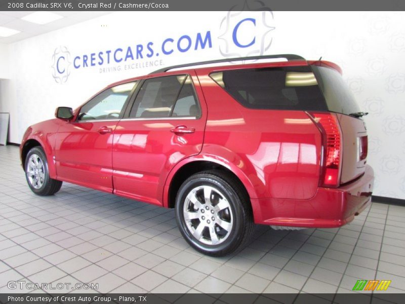 Crystal Red / Cashmere/Cocoa 2008 Cadillac SRX V6