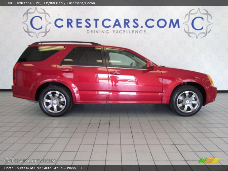 Crystal Red / Cashmere/Cocoa 2008 Cadillac SRX V6