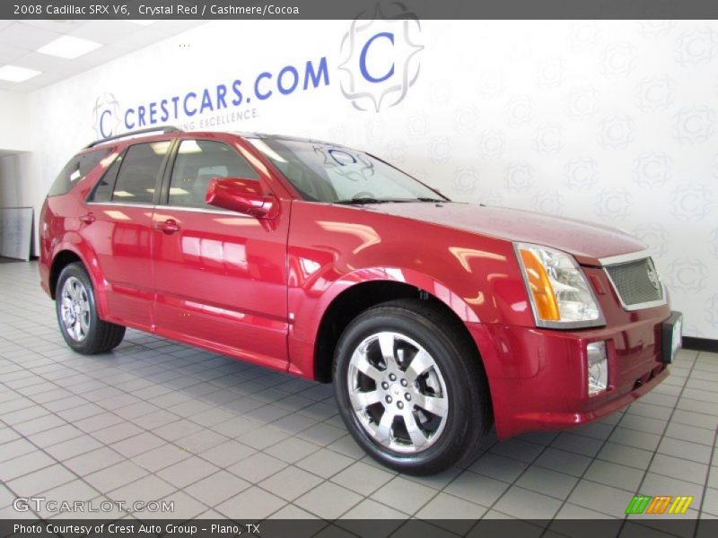 Crystal Red / Cashmere/Cocoa 2008 Cadillac SRX V6
