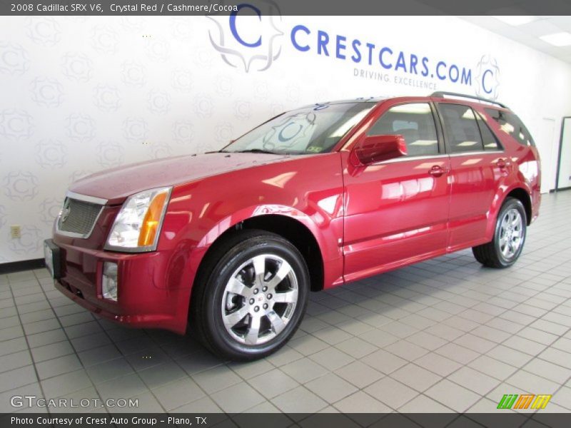Crystal Red / Cashmere/Cocoa 2008 Cadillac SRX V6