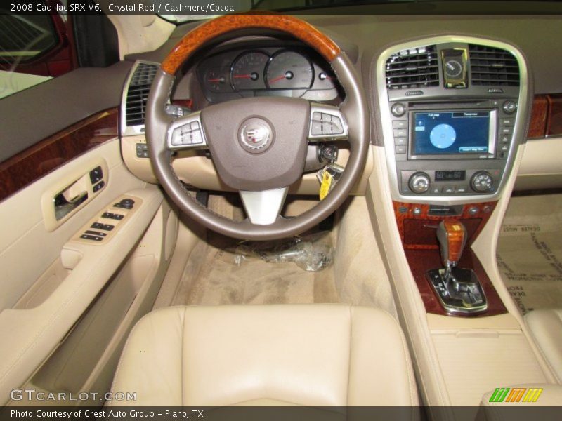 Crystal Red / Cashmere/Cocoa 2008 Cadillac SRX V6