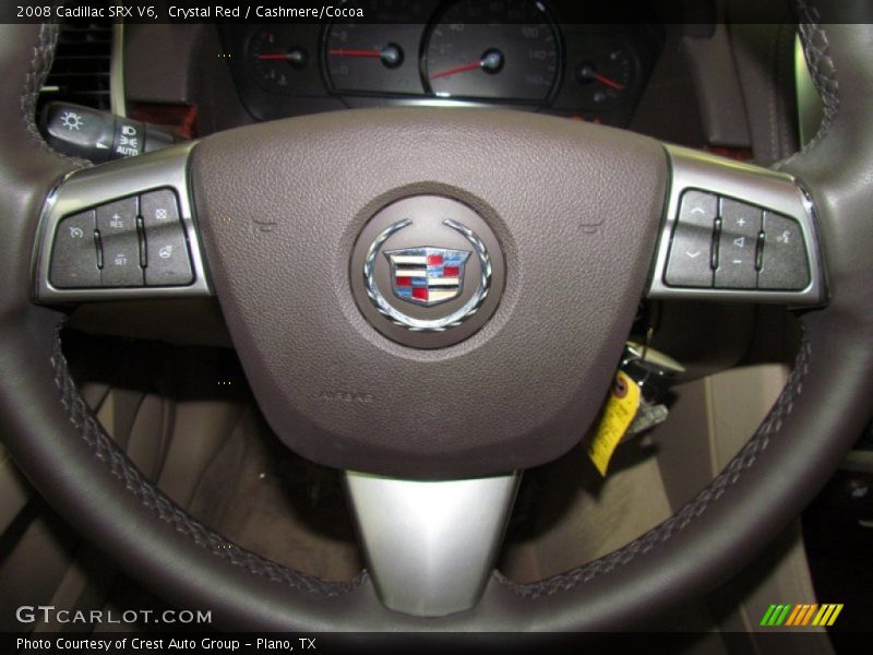 Crystal Red / Cashmere/Cocoa 2008 Cadillac SRX V6