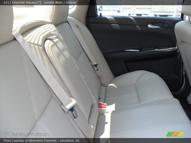  2012 Impala LTZ Neutral Interior