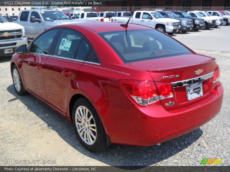 Crystal Red Metallic / Jet Black 2012 Chevrolet Cruze Eco