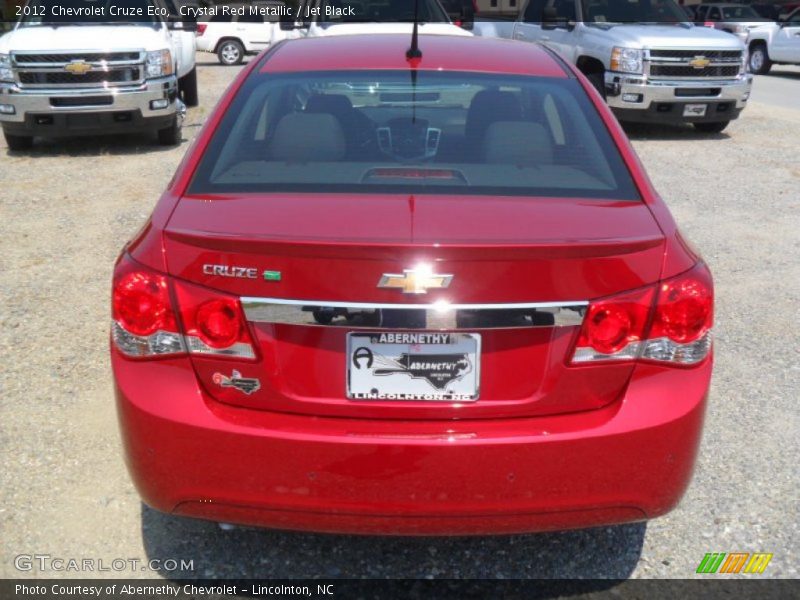 Crystal Red Metallic / Jet Black 2012 Chevrolet Cruze Eco
