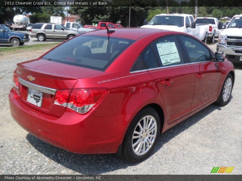 Crystal Red Metallic / Jet Black 2012 Chevrolet Cruze Eco