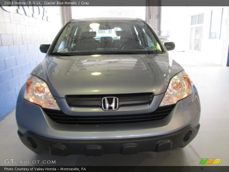 Glacier Blue Metallic / Gray 2009 Honda CR-V LX