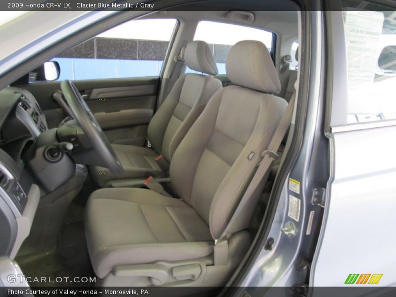 Glacier Blue Metallic / Gray 2009 Honda CR-V LX