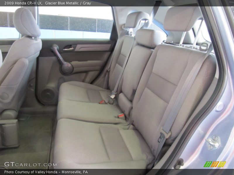 Glacier Blue Metallic / Gray 2009 Honda CR-V LX