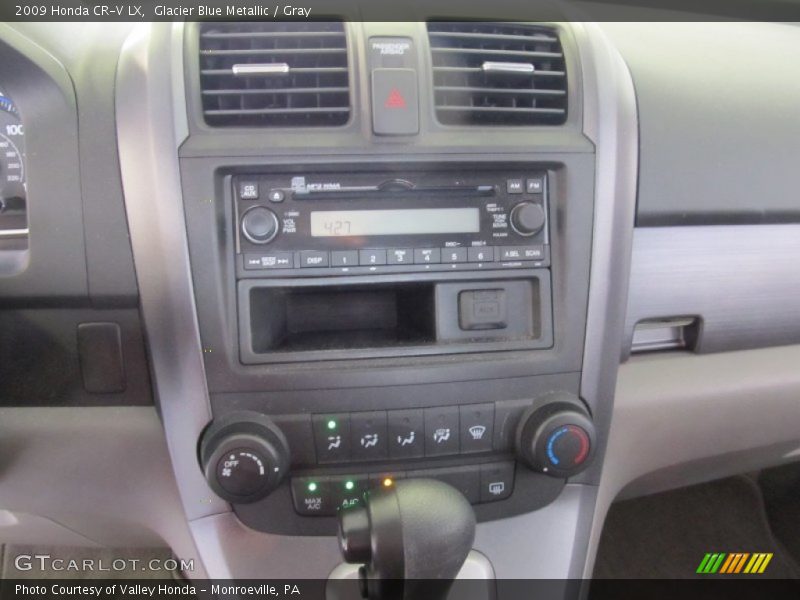 Glacier Blue Metallic / Gray 2009 Honda CR-V LX