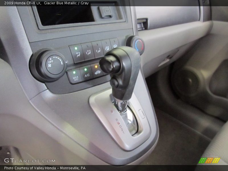 Glacier Blue Metallic / Gray 2009 Honda CR-V LX