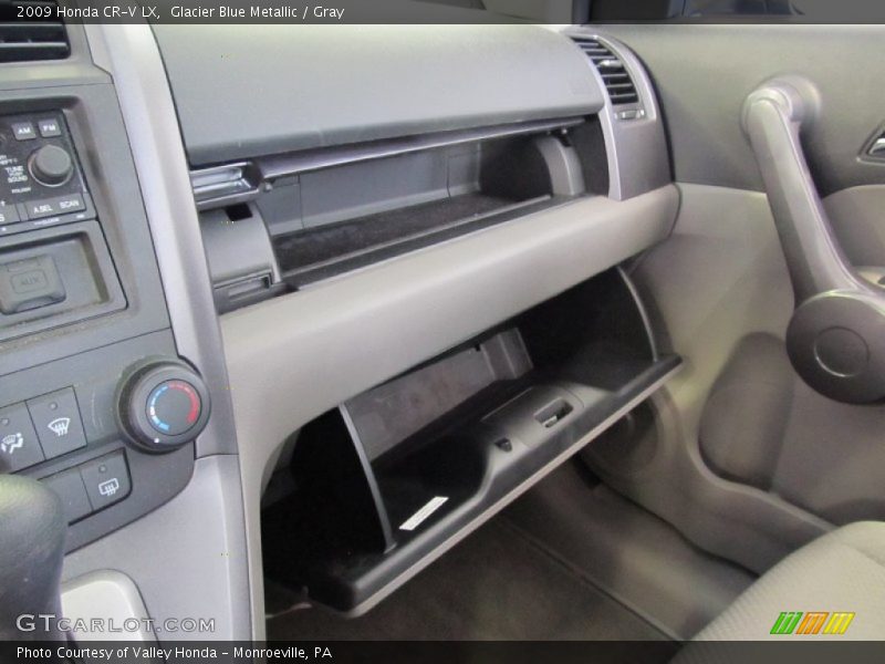 Glacier Blue Metallic / Gray 2009 Honda CR-V LX
