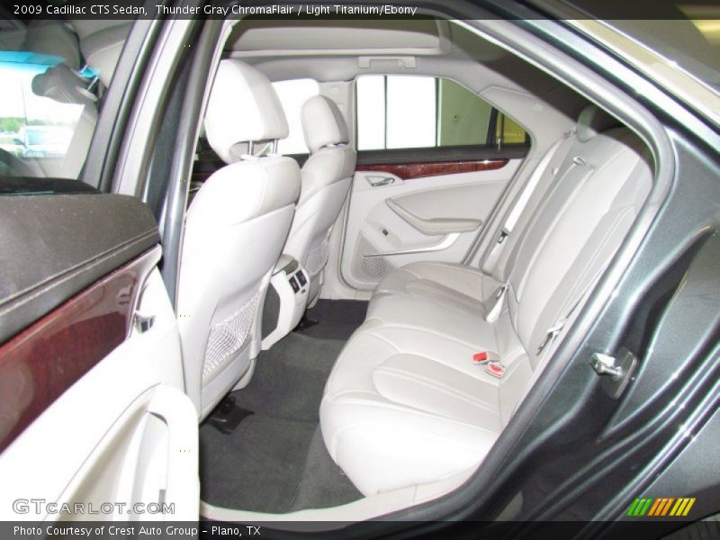 Thunder Gray ChromaFlair / Light Titanium/Ebony 2009 Cadillac CTS Sedan