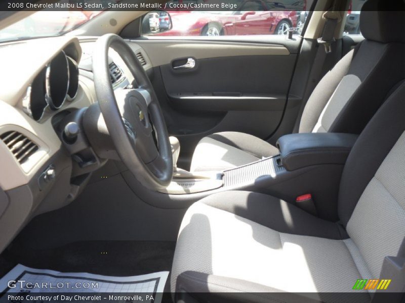 Sandstone Metallic / Cocoa/Cashmere Beige 2008 Chevrolet Malibu LS Sedan