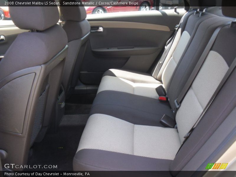 Sandstone Metallic / Cocoa/Cashmere Beige 2008 Chevrolet Malibu LS Sedan