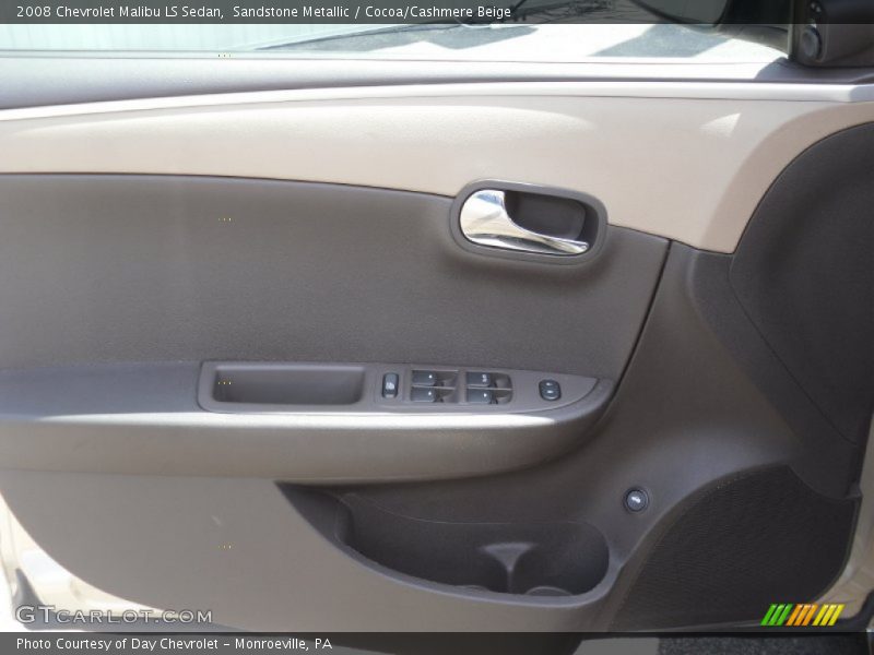 Sandstone Metallic / Cocoa/Cashmere Beige 2008 Chevrolet Malibu LS Sedan