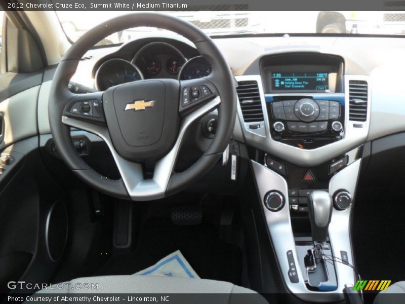 Dashboard of 2012 Cruze Eco