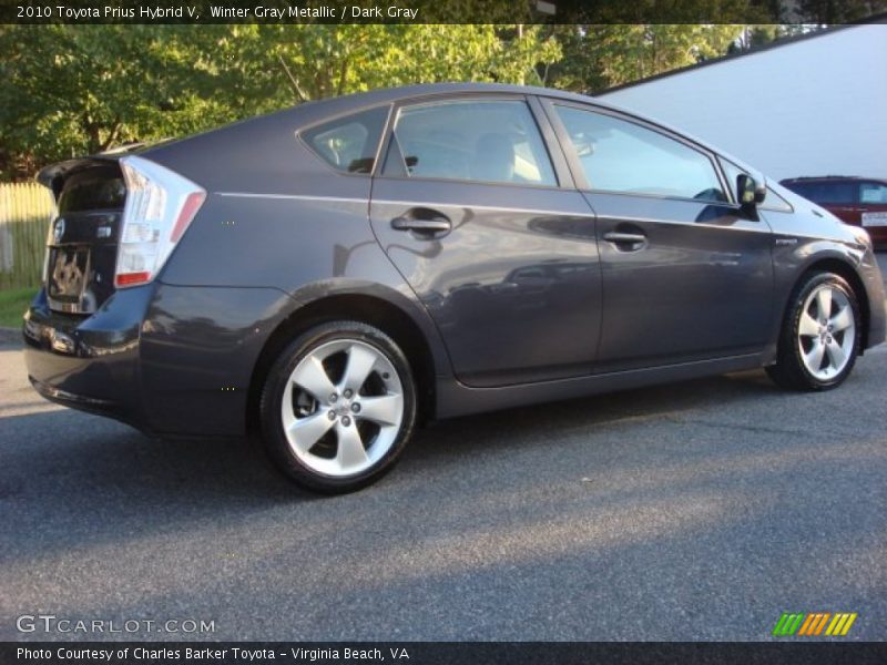Winter Gray Metallic / Dark Gray 2010 Toyota Prius Hybrid V