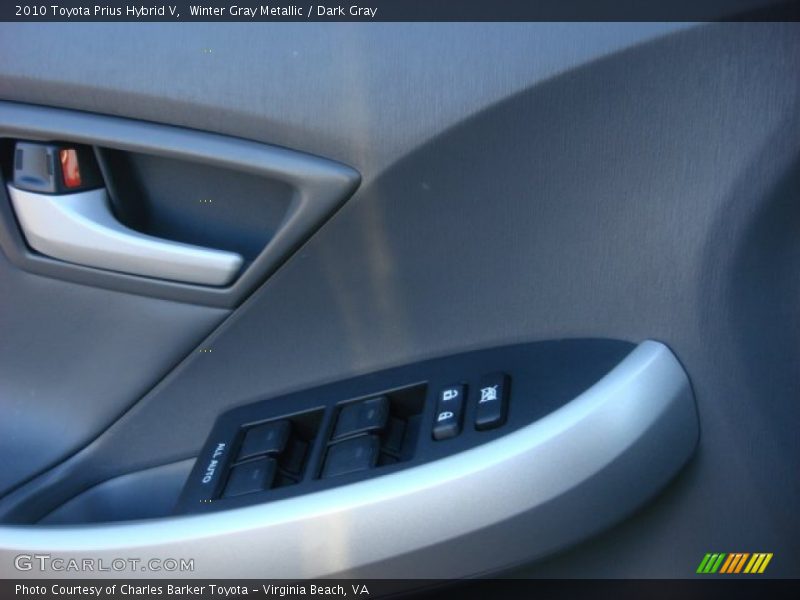 Winter Gray Metallic / Dark Gray 2010 Toyota Prius Hybrid V