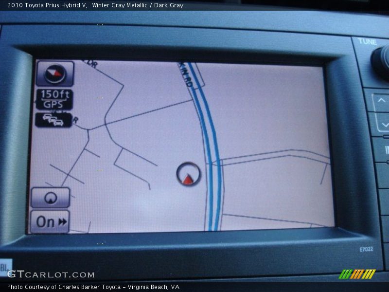 Winter Gray Metallic / Dark Gray 2010 Toyota Prius Hybrid V
