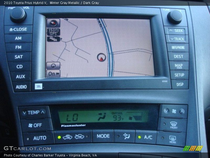 Winter Gray Metallic / Dark Gray 2010 Toyota Prius Hybrid V