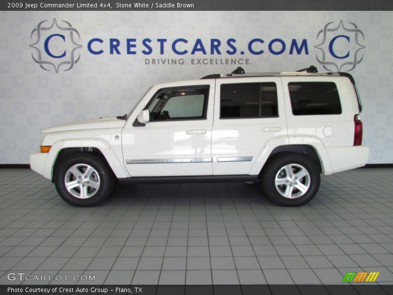 Stone White / Saddle Brown 2009 Jeep Commander Limited 4x4
