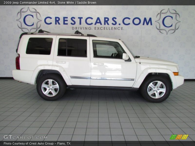 Stone White / Saddle Brown 2009 Jeep Commander Limited 4x4