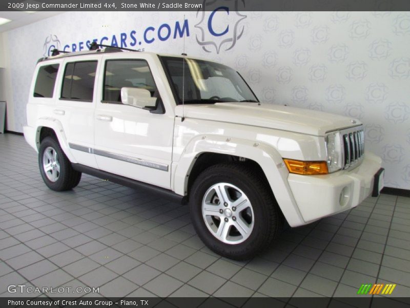 Stone White / Saddle Brown 2009 Jeep Commander Limited 4x4