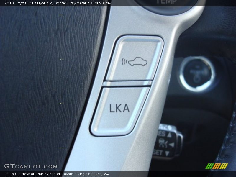 Winter Gray Metallic / Dark Gray 2010 Toyota Prius Hybrid V