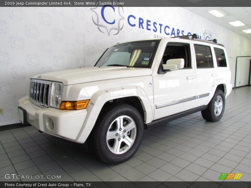 Stone White / Saddle Brown 2009 Jeep Commander Limited 4x4
