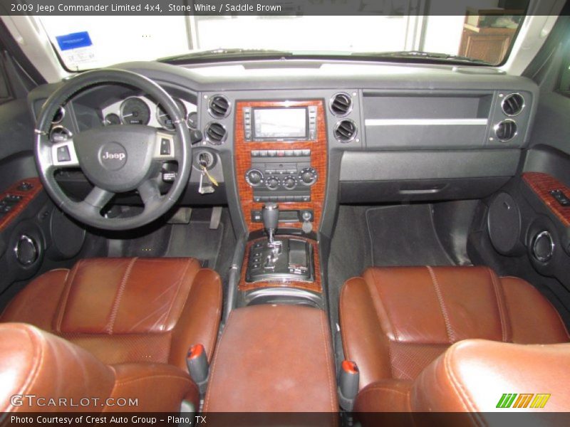 Stone White / Saddle Brown 2009 Jeep Commander Limited 4x4