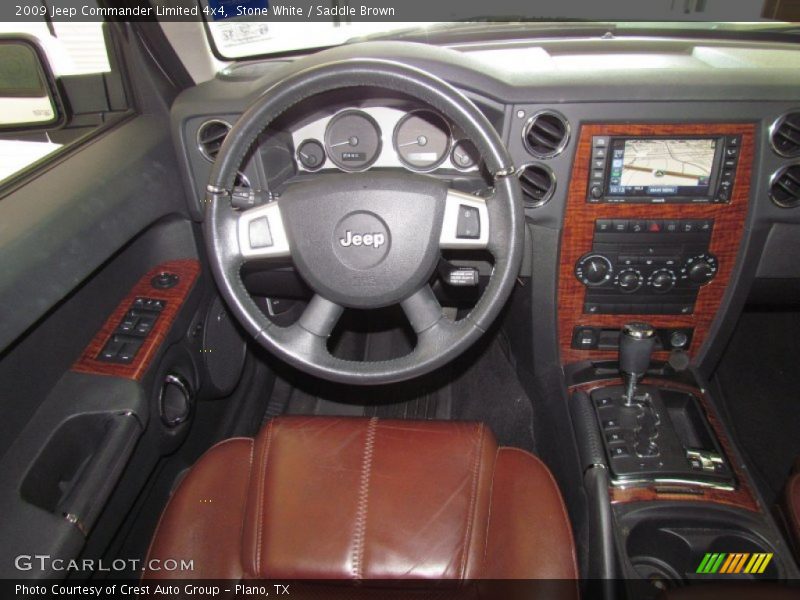 Stone White / Saddle Brown 2009 Jeep Commander Limited 4x4