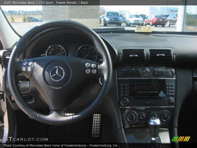 Pewter Metallic / Black 2007 Mercedes-Benz C 230 Sport