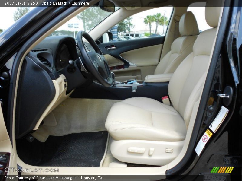 Obsidian Black / Cashmere 2007 Lexus IS 250