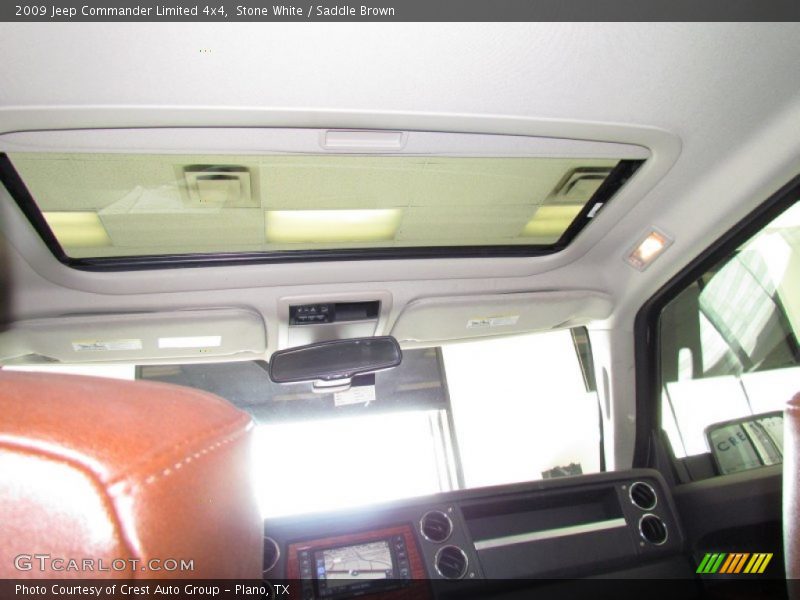 Stone White / Saddle Brown 2009 Jeep Commander Limited 4x4