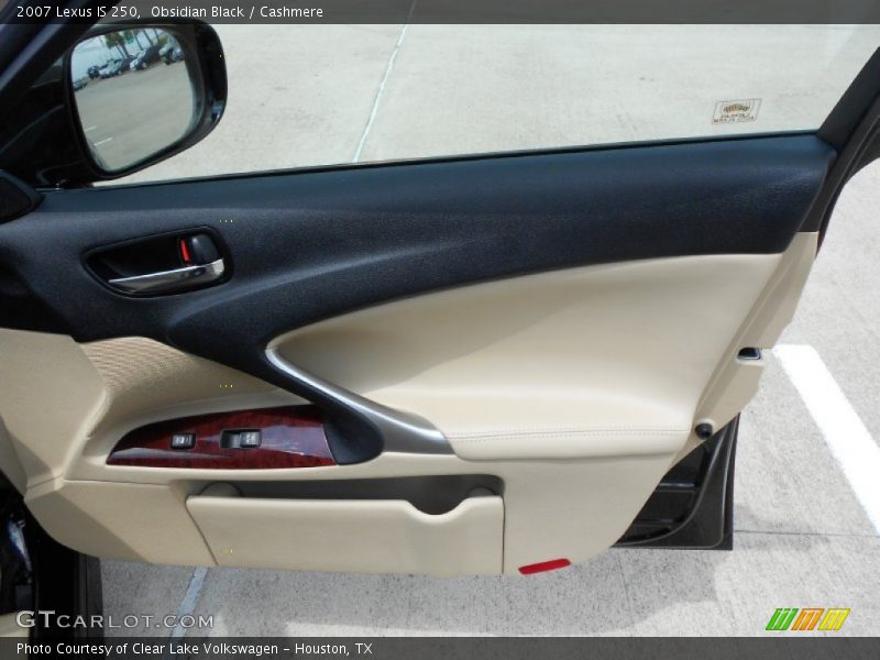 Obsidian Black / Cashmere 2007 Lexus IS 250