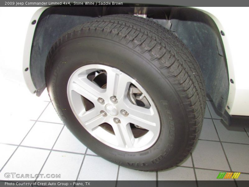 Stone White / Saddle Brown 2009 Jeep Commander Limited 4x4