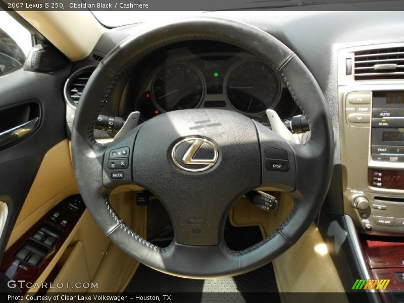 Obsidian Black / Cashmere 2007 Lexus IS 250