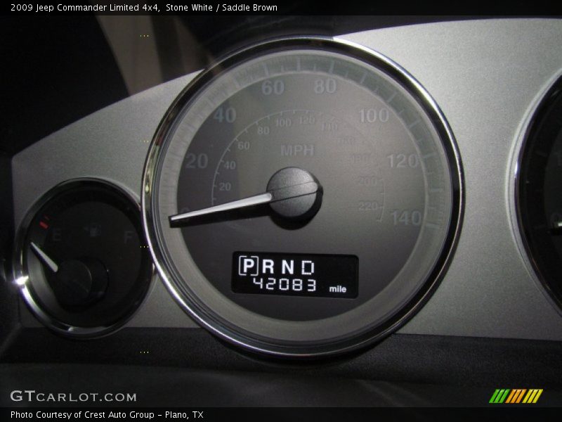 Stone White / Saddle Brown 2009 Jeep Commander Limited 4x4