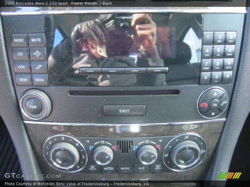 Pewter Metallic / Black 2007 Mercedes-Benz C 230 Sport