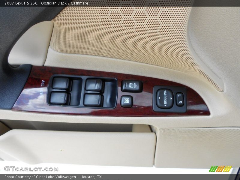 Obsidian Black / Cashmere 2007 Lexus IS 250