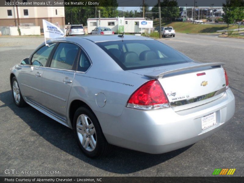 Silver Ice Metallic / Ebony 2011 Chevrolet Impala LT