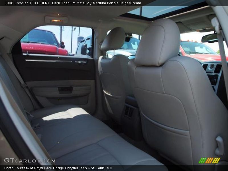 Dark Titanium Metallic / Medium Pebble Beige/Cream 2008 Chrysler 300 C HEMI