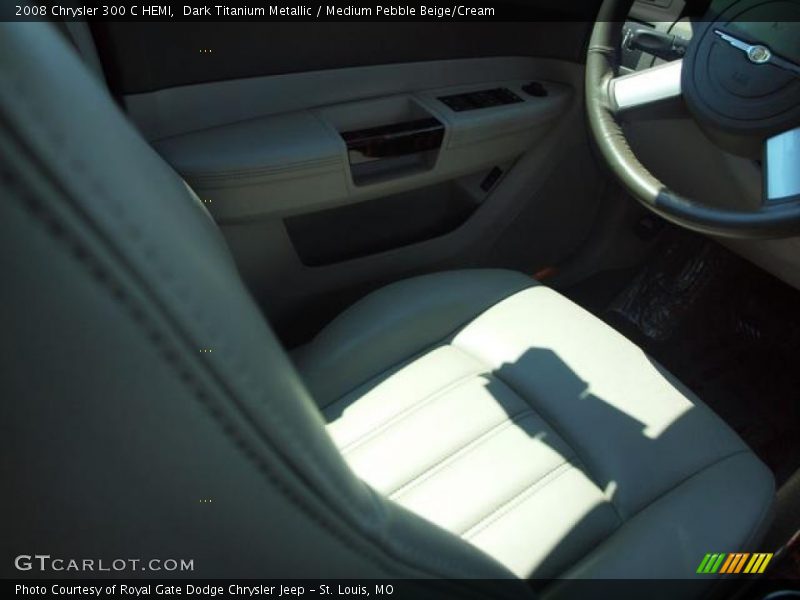 Dark Titanium Metallic / Medium Pebble Beige/Cream 2008 Chrysler 300 C HEMI