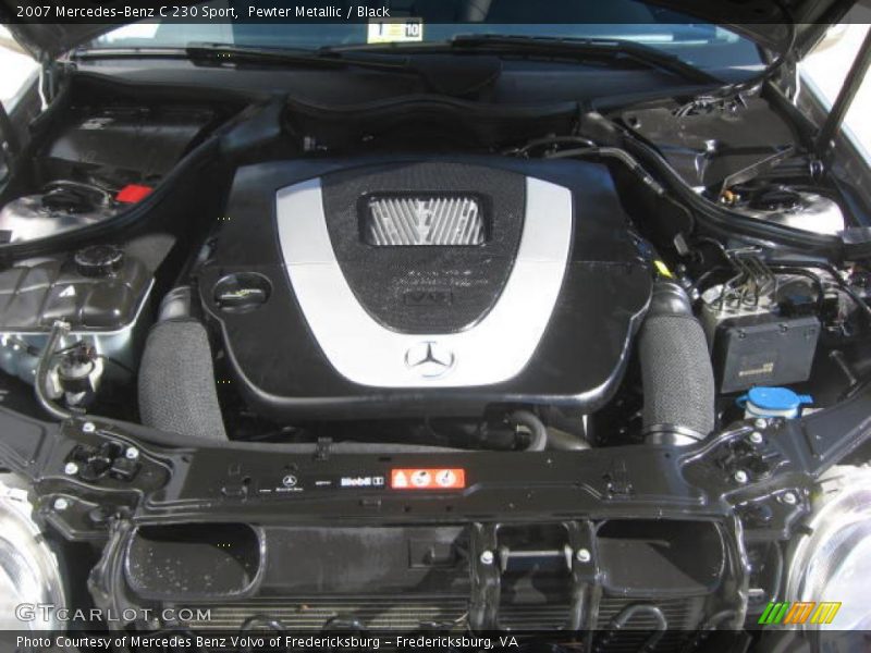 Pewter Metallic / Black 2007 Mercedes-Benz C 230 Sport