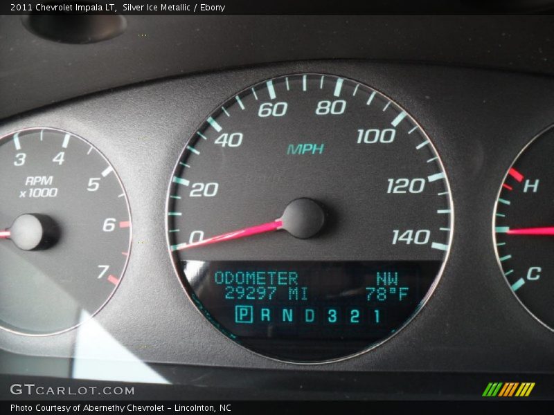 Silver Ice Metallic / Ebony 2011 Chevrolet Impala LT