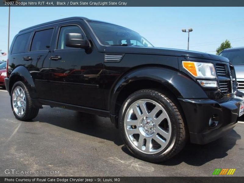 Black / Dark Slate Gray/Light Slate Gray 2007 Dodge Nitro R/T 4x4