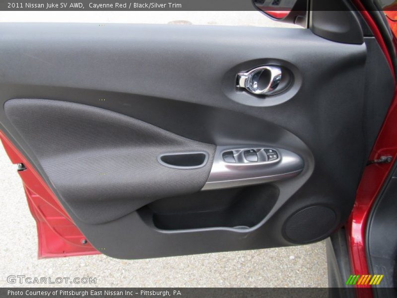 Cayenne Red / Black/Silver Trim 2011 Nissan Juke SV AWD