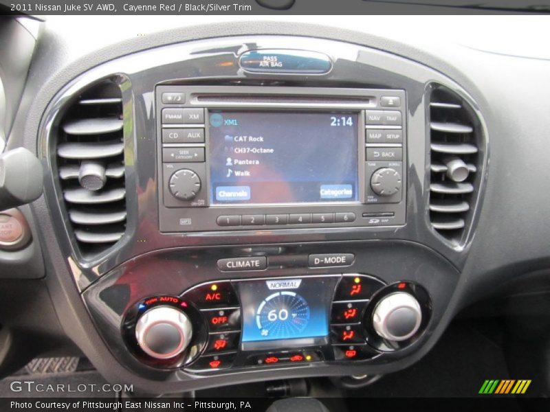 Cayenne Red / Black/Silver Trim 2011 Nissan Juke SV AWD