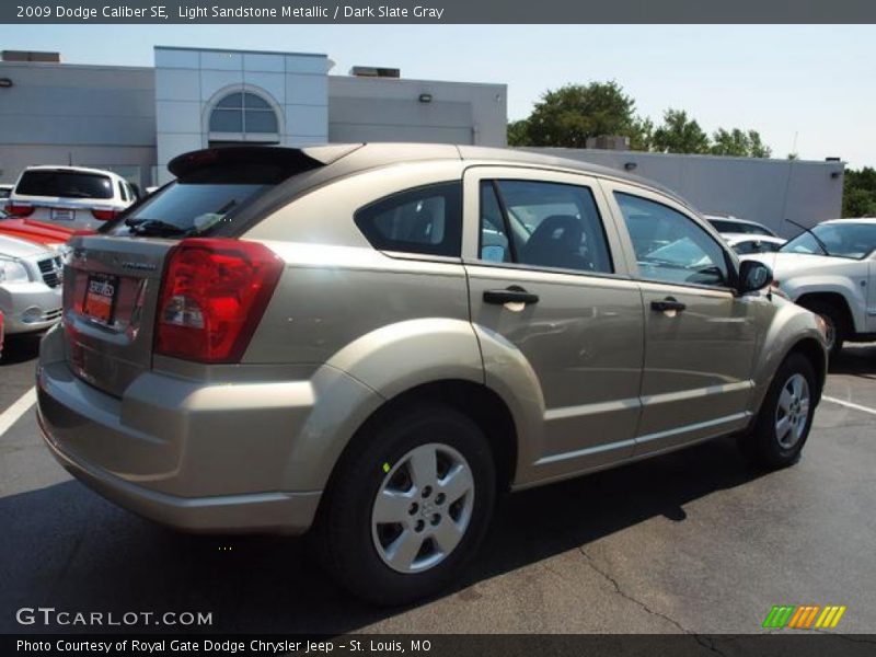 Light Sandstone Metallic / Dark Slate Gray 2009 Dodge Caliber SE